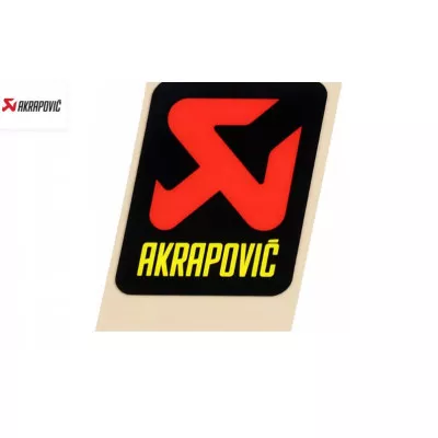 Αυτοκόλλητο AKRAPOVIC VERT 60 Αυτοκόλλητο AKRAPOVIC VERT 60