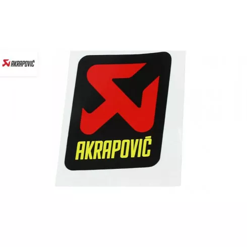 Αυτοκόλλητο AKRAPOVIC 57X60 Αυτοκόλλητο AKRAPOVIC 57X60