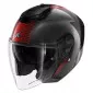Κράνος μηχανής SHARK RS JET - OPEN FACE CARBON IKONIK Red/Chrom