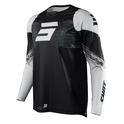 Μπλούζα motocross SHOT Burst Black Μπλούζα motocross SHOT Burst Black