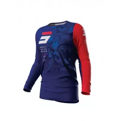 Μπλούζα motocross SHOT Contact Camo 2.0 BLUE