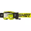 Μάσκα μηχανής motocross SHOT Iris 2.0 Solid Neon Yellow Roll-Off