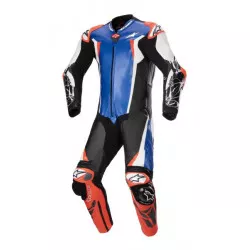 Δερμάτινη φόρμα αναβάτη ALPINESTARS RACING ABSOLUTE V2 BLACK/FLUO BLUE Δερμάτινη φόρμα αναβάτη ALPINESTARS RACING ABSOLUTE V2 BLACK/FLUO BLUE