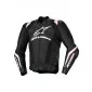 Μπουφάν μηχανής ALPINESTARS Missile V3 Ignition BLACK/WHITE thumb