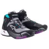 Γυναικείες μπότες μηχανής ALPINESTARS Stella CR-X Drystar® BLK/BL/GRY/PRPLE