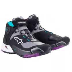 Γυναικείες μπότες μηχανής ALPINESTARS Stella CR-X Drystar® BLK/BL/GRY/PRPLE