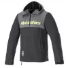 Μπουφάν μηχανής ALPINESTARS SHERPA HOODIE BLACK/GREY/FLUO
