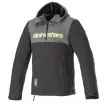 Μπουφάν μηχανής ALPINESTARS SHERPA HOODIE BLACK/GREY/FLUO thumb