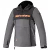 Μπουφάν μηχανής ALPINESTARS SHERPA HOODIE BLACK/GREY/FLUO RED