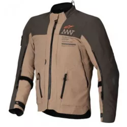 Μπουφάν μηχανής ALPINESTARST AMT-8 STRETCH DRYSTAR BROWN/KHAKI