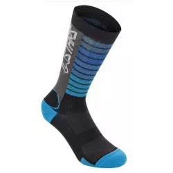 Αθλητικές κάλτσες ALPINESTARS Drop Socks 22 BLK/AQ Αθλητικές κάλτσες ALPINESTARS Drop Socks 22 BLK/AQ