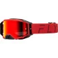 Μάσκα μηχανής motocross FLY RACING Zone Pro Black - Red Mirror/Amber Lens thumb