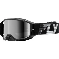 Μάσκα μηχανής motocross FLY RACING Zone Elite Black/Silver - Silver/Smoke Lens Μάσκα μηχανής motocross FLY RACING Zone Elite Black/Silver - Silver/Smoke Lens