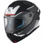 Κράνος μηχανής MT TARGO S KAY B2 MATT BLACK/WHITE/RED thumb