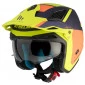 Κράνος μηχανής MT DISTRICT SV S ANALOG D27 MATT ORANGE/FLUO YELLOW thumb