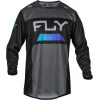 Μπλούζα motocross FLY RACING Kinetic Reload- Charcoal/Black/Blue Iridium