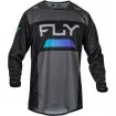 Μπλούζα motocross FLY RACING Kinetic Reload- Charcoal/Black/Blue Iridium thumb