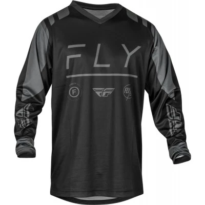 Μπλούζα motocross FLY RACING F-16 Riding - Black/Charcoal