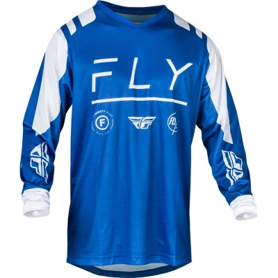 Μπλούζα motocross FLY RACING F-16 Riding -Blue/White