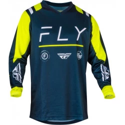 Μπλούζα μηχανής motocross FLY RACING F-16 Riding -Navy/Hi-Vis/White Μπλούζα μηχανής motocross FLY RACING F-16 Riding -Navy/Hi-Vis/White