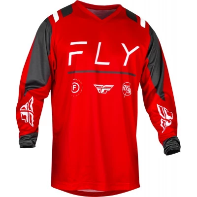 Μπλούζα motocross FLY RACING F-16 Riding -Red/Charcoal/White