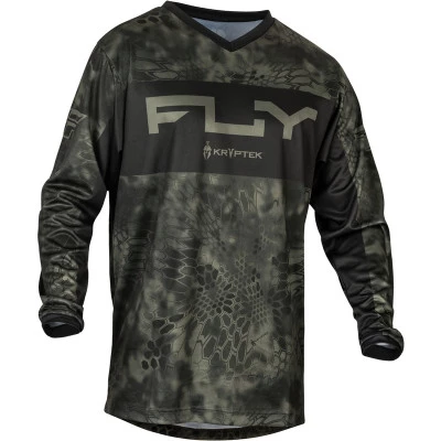 Μπλούζα motocross FLY RACING F-16 Riding Kryptec S.E. -Moss Grey/Black