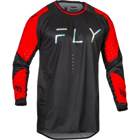 Μπλούζα μηχανής motocross FLY RACING Evolution DST - Black/Red