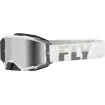 Μάσκα μηχανής motocross FLY RACING Zone Pro White/Grey - Silver Mirror/Smoke Lens Μάσκα μηχανής motocross FLY RACING Zone Pro White/Grey - Silver Mirror/Smoke Lens thumb