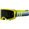 Μάσκα μηχανής motocross FLY RACING Zone Hi-Vis/Teal - Dark Smoke Lens