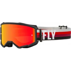 Μάσκα μηχανής motocross FLY RACING Zone Black/Red - Red Mirror/Amber Lens Μάσκα μηχανής motocross FLY RACING Zone Black/Red - Red Mirror/Amber Lens