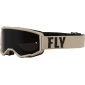Μάσκα μηχανής motocross FLY RACING Focus Sand Khaki/Brown - Dark Smoke Lens thumb