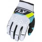 Γάντια μηχανής FLY RACING Kinetic Prix- White/Black/Hi-Vis thumb