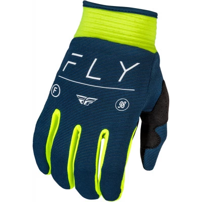 Γάντια μηχανής FLY RACING F-16- Navy/Hi-vis/White