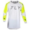 Μπλούζα motocross FLY RACING Evolution DST - White/Hi-Vis