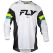 Μπλούζα motocross FLY RACING Kinetic Prix- White/Black/Hi-Vis thumb