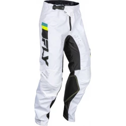 Παντελόνι μηχανής FLY RACING Kinetic Prix-White/Black/Hi-Vis Παντελόνι μηχανής FLY RACING Kinetic Prix-White/Black/Hi-Vis