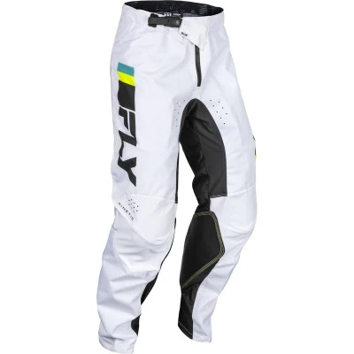 Παντελόνι μηχανής FLY RACING Kinetic Prix-White/Black/Hi-Vis