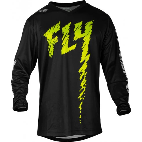 Παιδική μπλούζα motocross FLY RACING F-16 Riding - Black/Neon Green/Light Grey Παιδική μπλούζα motocross FLY RACING F-16 Riding - Black/Neon Green/Light Grey