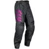 Παιδικό παντελόνι motocross FLY RACING F-16 Riding- Grey/Charcoal/Pink