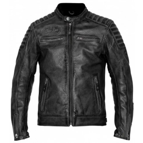 Δερμάτινο μπουφάν μηχανής JOHN DOE STORM PERFORATED BLACK Δερμάτινο μπουφάν μηχανής JOHN DOE STORM PERFORATED BLACK