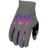 Παιδικά γάντια μηχανής FLY RACING F-16- Grey/Pink/Purple
