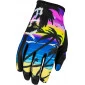 Παιδικά γάντια μηχανής FLY RACING Lite Malibu- Pink/Blue/Sand thumb