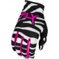 Παιδικά γάντια μηχανής FLY RACING Lite Uncaged- Black/White/Neon Pink thumb