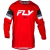 Παιδική μπλούζα motocross FLY RACING Kinetic Prix- Red/Grey/White