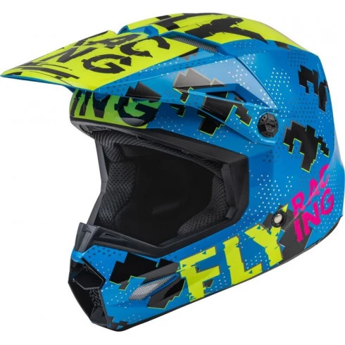 Παιδικό κράνος μηχανής FLY RACING Kinetic Scan- Blue/Hi-Vis-Pink Παιδικό κράνος μηχανής FLY RACING Kinetic Scan- Blue/Hi-Vis-Pink
