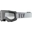 Παιδική μάσκα μηχανής motocross FLY RACING Focus Grey/Dark Grey - Clear thumb