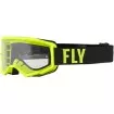 Παιδική μάσκα motocross FLY RACING Focus Hi-Vis/Blk - Clear thumb
