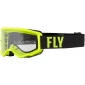 Παιδική μάσκα μοτοσυκλέτας motocross FLY RACING Focus Hi-Vis/Blk - Clear thumb