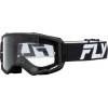 Παιδική μάσκα μηχανής motocross FLY RACING Focus White/Black - Clear 