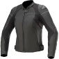 Γυναικείο δερμάτινο μπουφάν μηχανής Alpinestars Stella GP Plus R V3 ΜΑΥΡΟ thumb